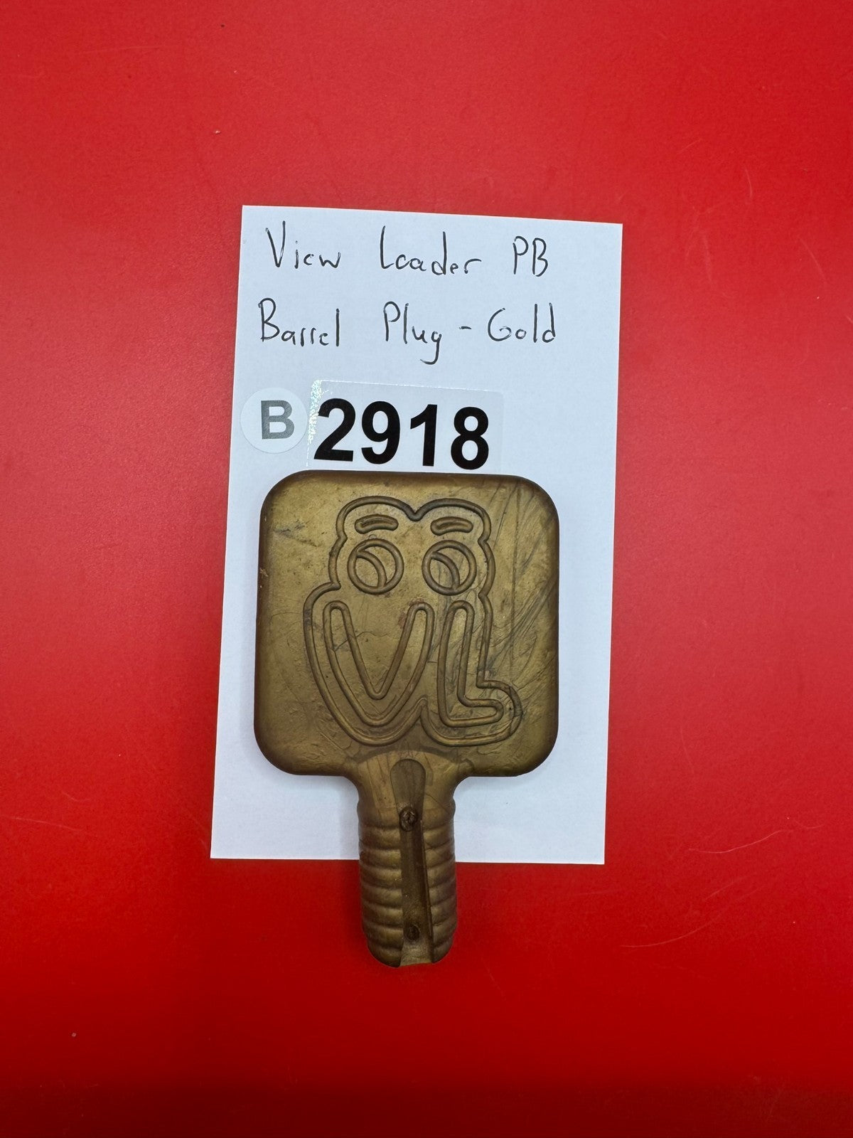 View Loader PB Barrel Plug-Gold