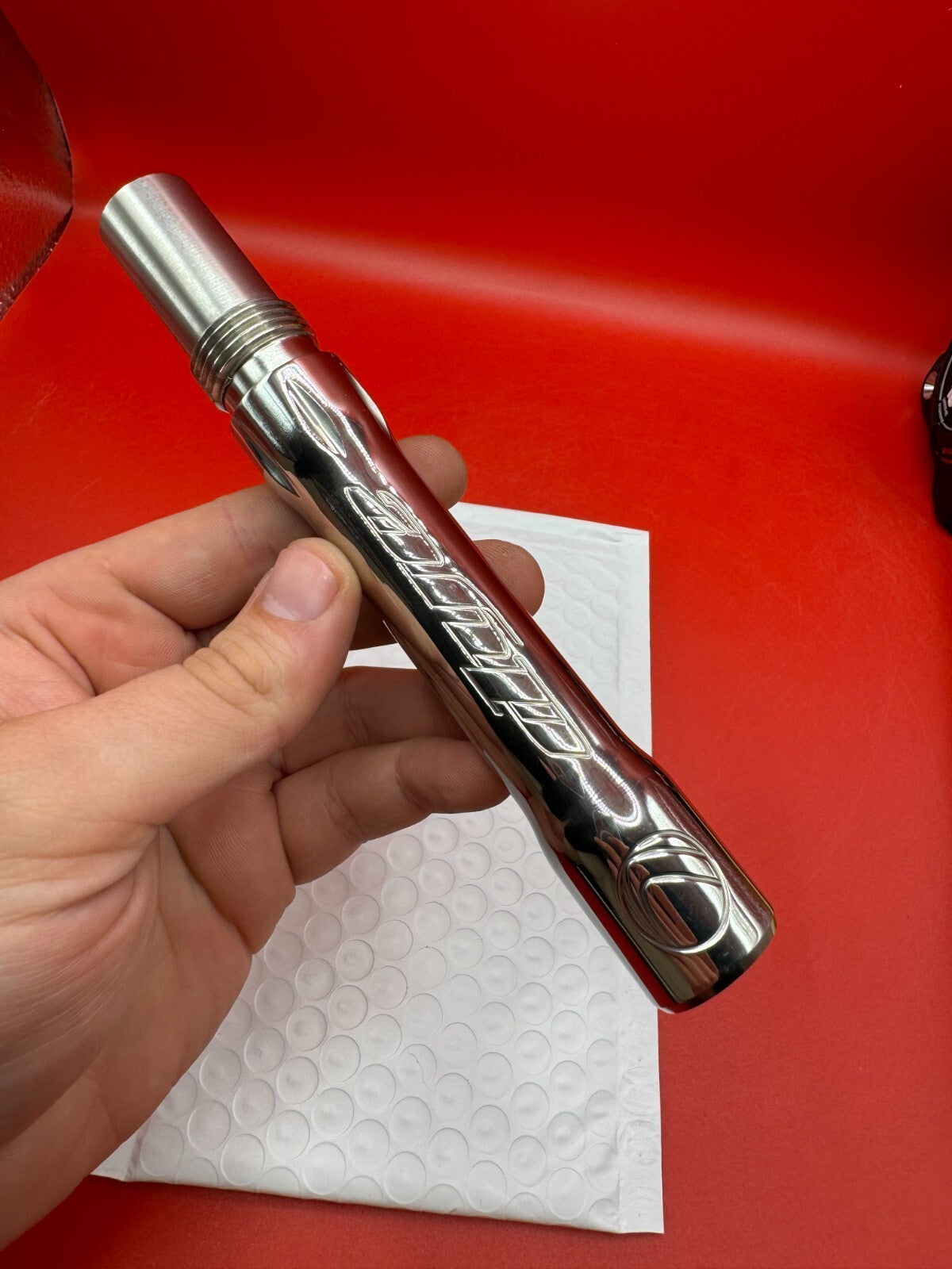 Dye SS Angel Threaded .688 Paintball Barrel Back