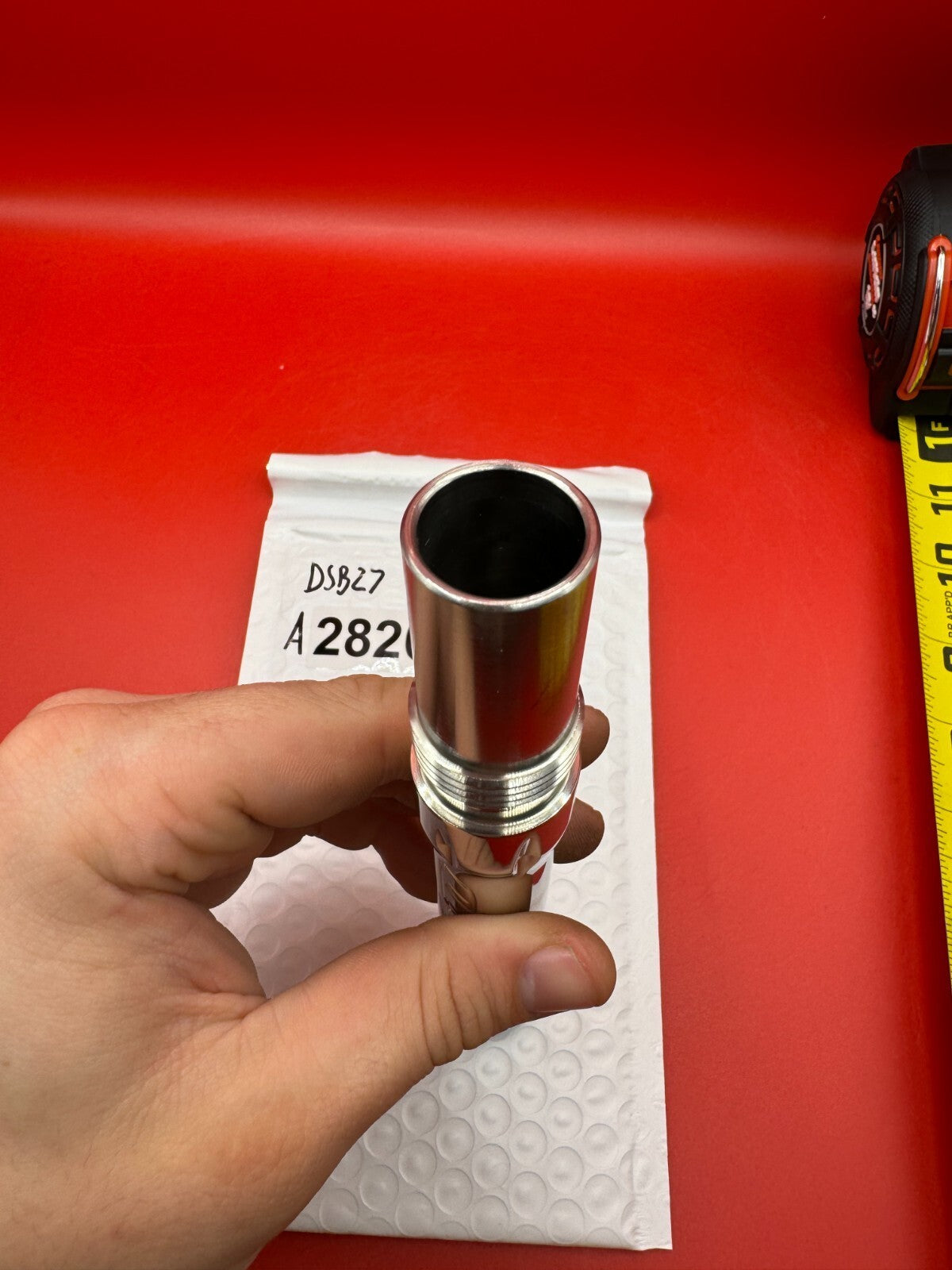 Dye SS Angel Threaded .688 Paintball Barrel Back