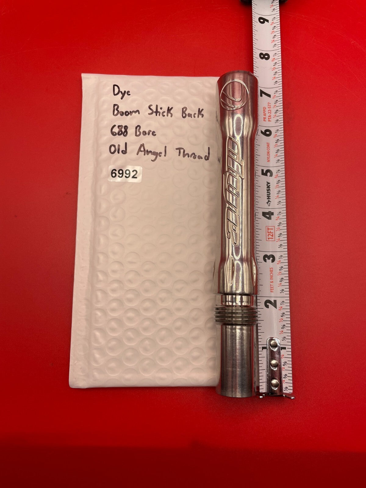 Dye Boom Stick Back 688 Bore Old Angel Thread