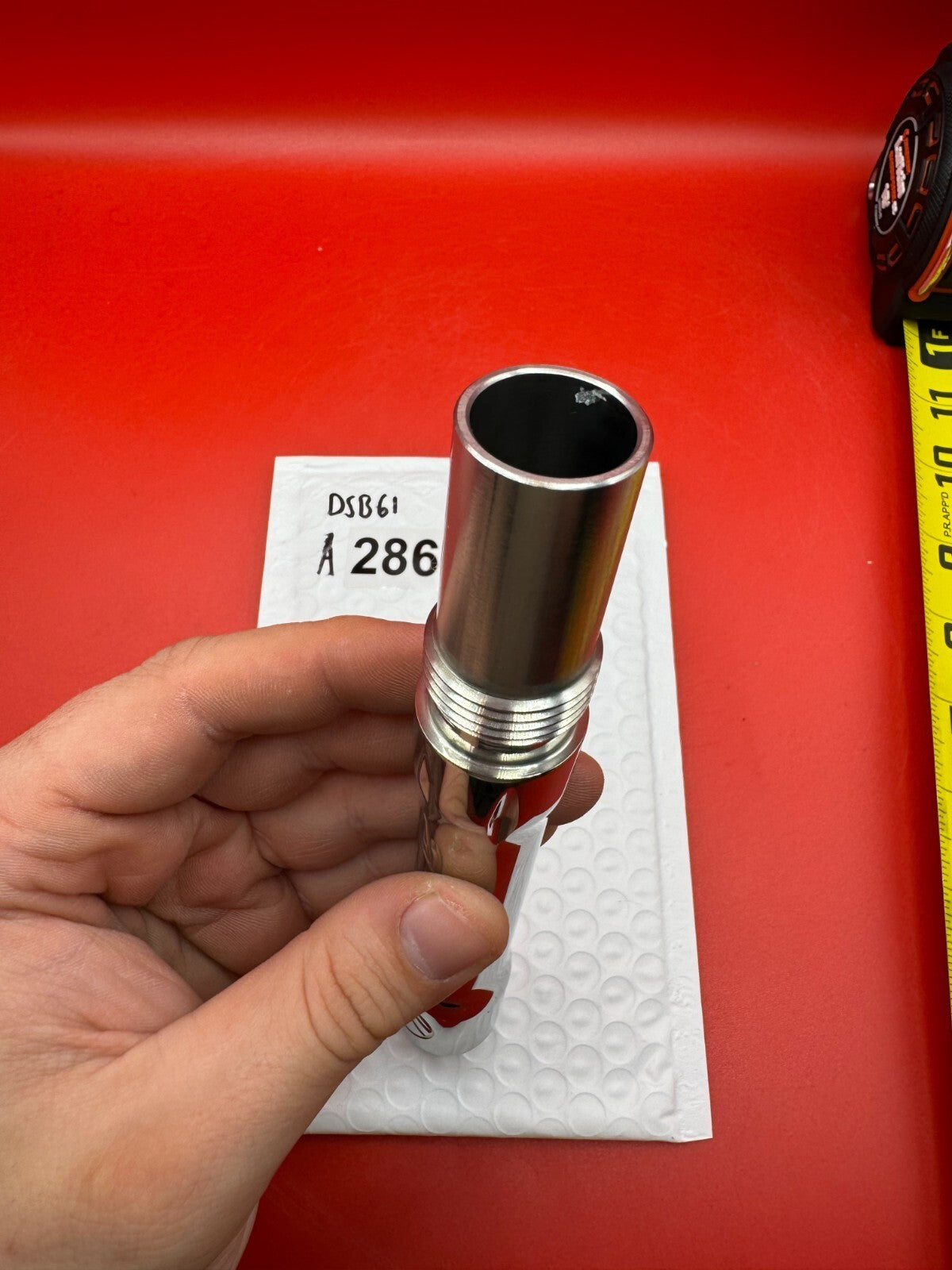 Dye SS Angel Threaded .688 Paintball Barrel Back