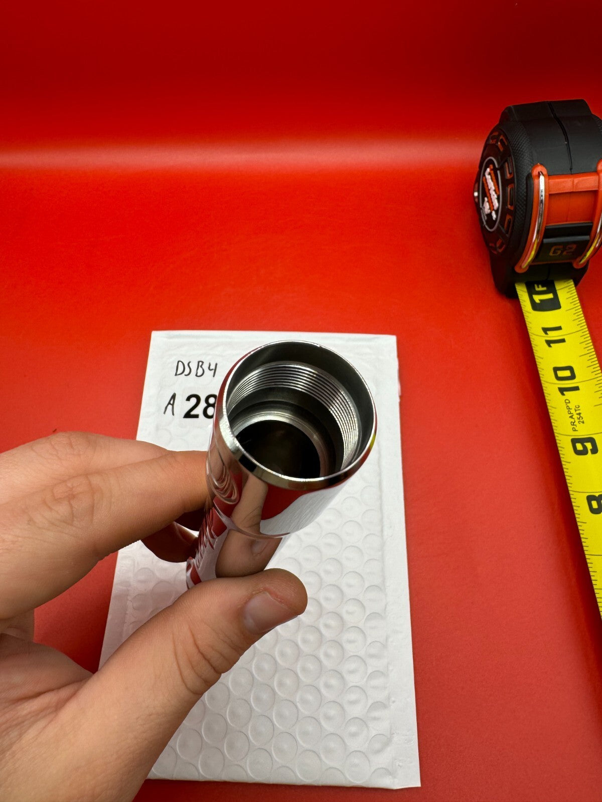 Dye SS Angel Threaded .688 Paintball Barrel Back