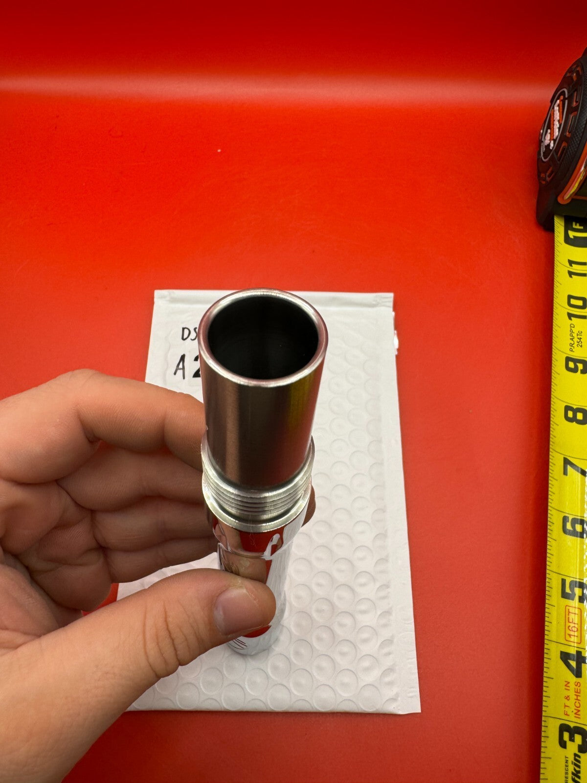 Dye SS Angel Threaded .688 Paintball Barrel Back