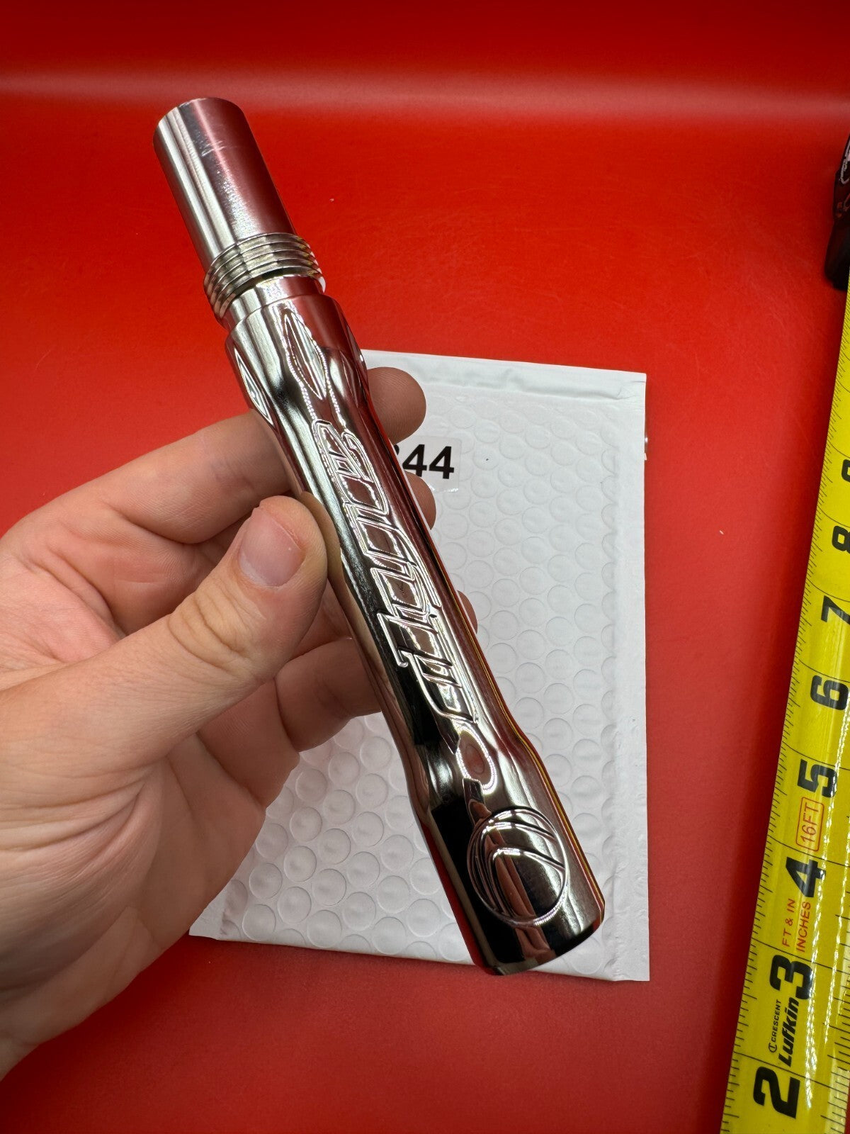 Dye SS Angel Threaded .688 Paintball Barrel Back