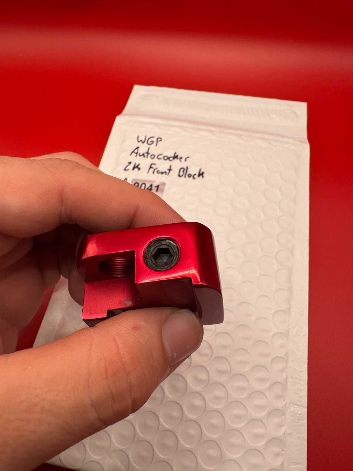 WGP Autococker 2k Front Block Red