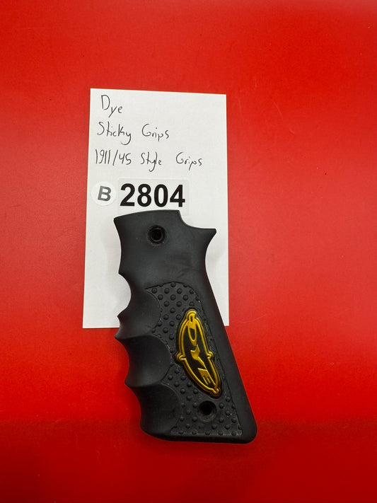 Dye Sticky Grips 1911/45 Style Grips Black
