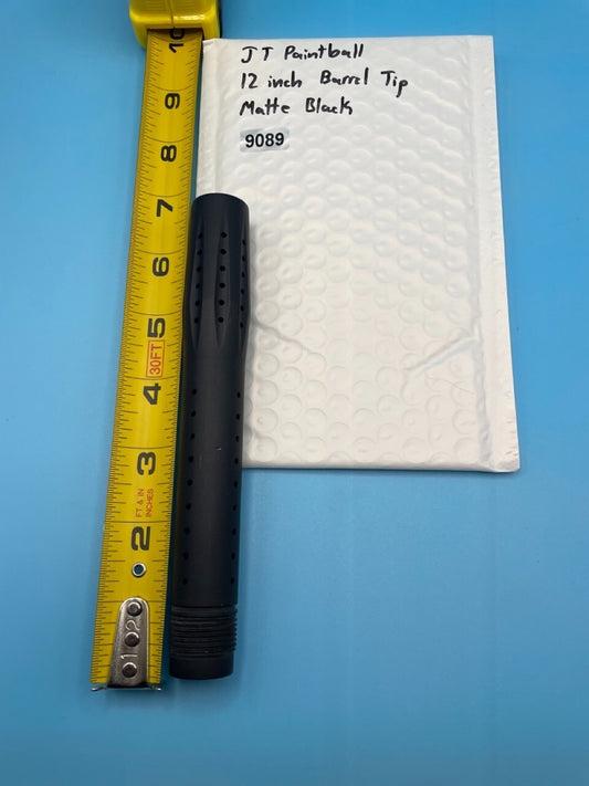 JT Paintball 12 inch Barrel Tip Matte Black