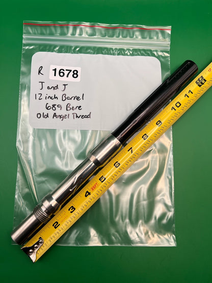 J & J 12 inch Barrel 689 Bore Old Angel Thread