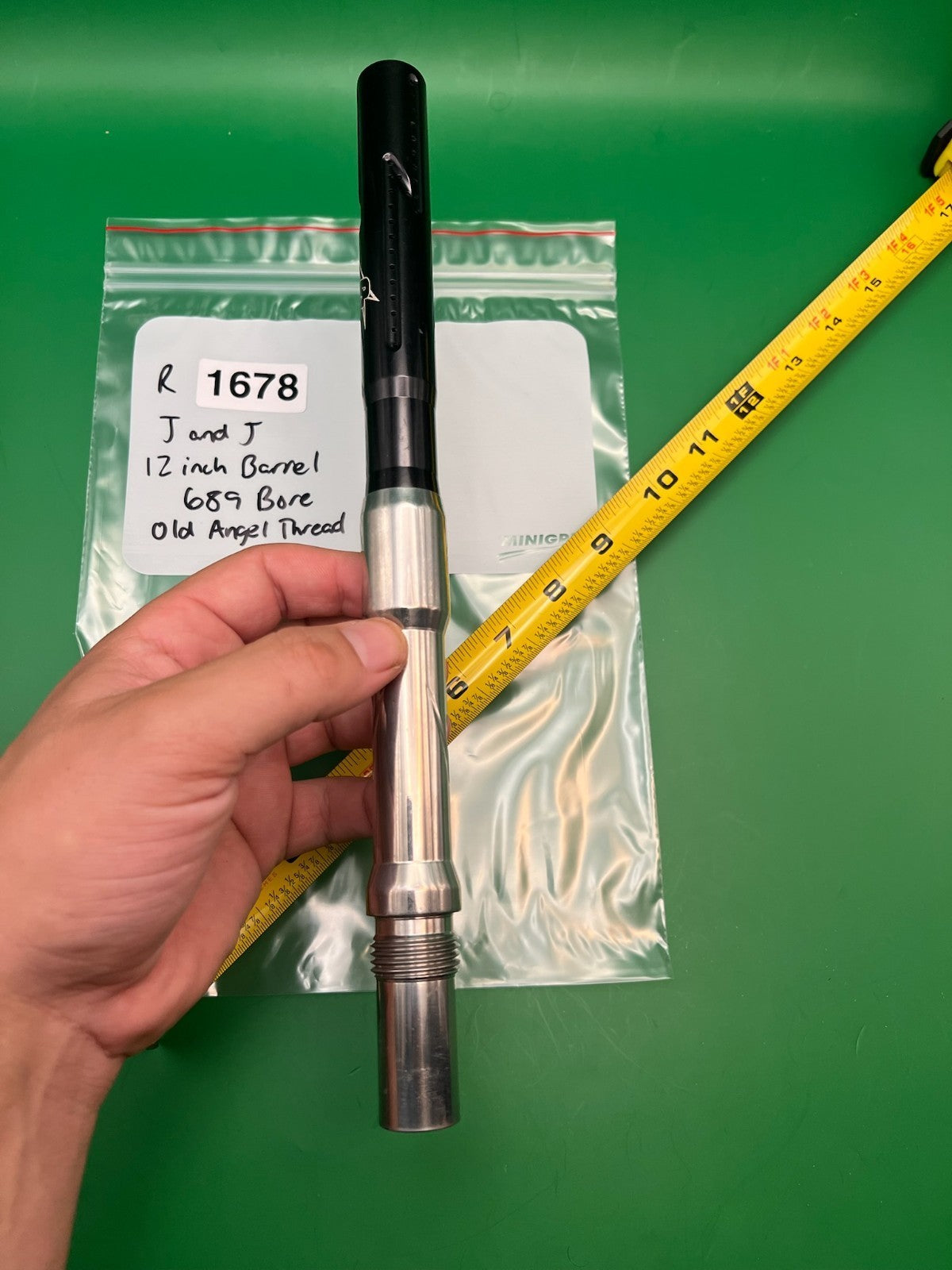 J & J 12 inch Barrel 689 Bore Old Angel Thread