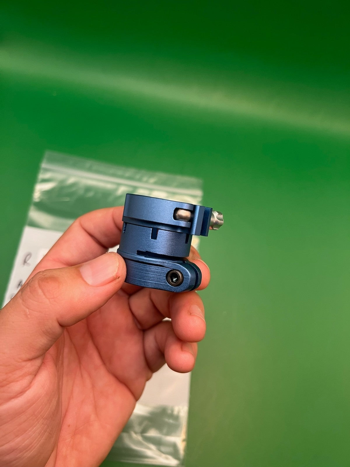 Autococker Clamping Feedneck Blue