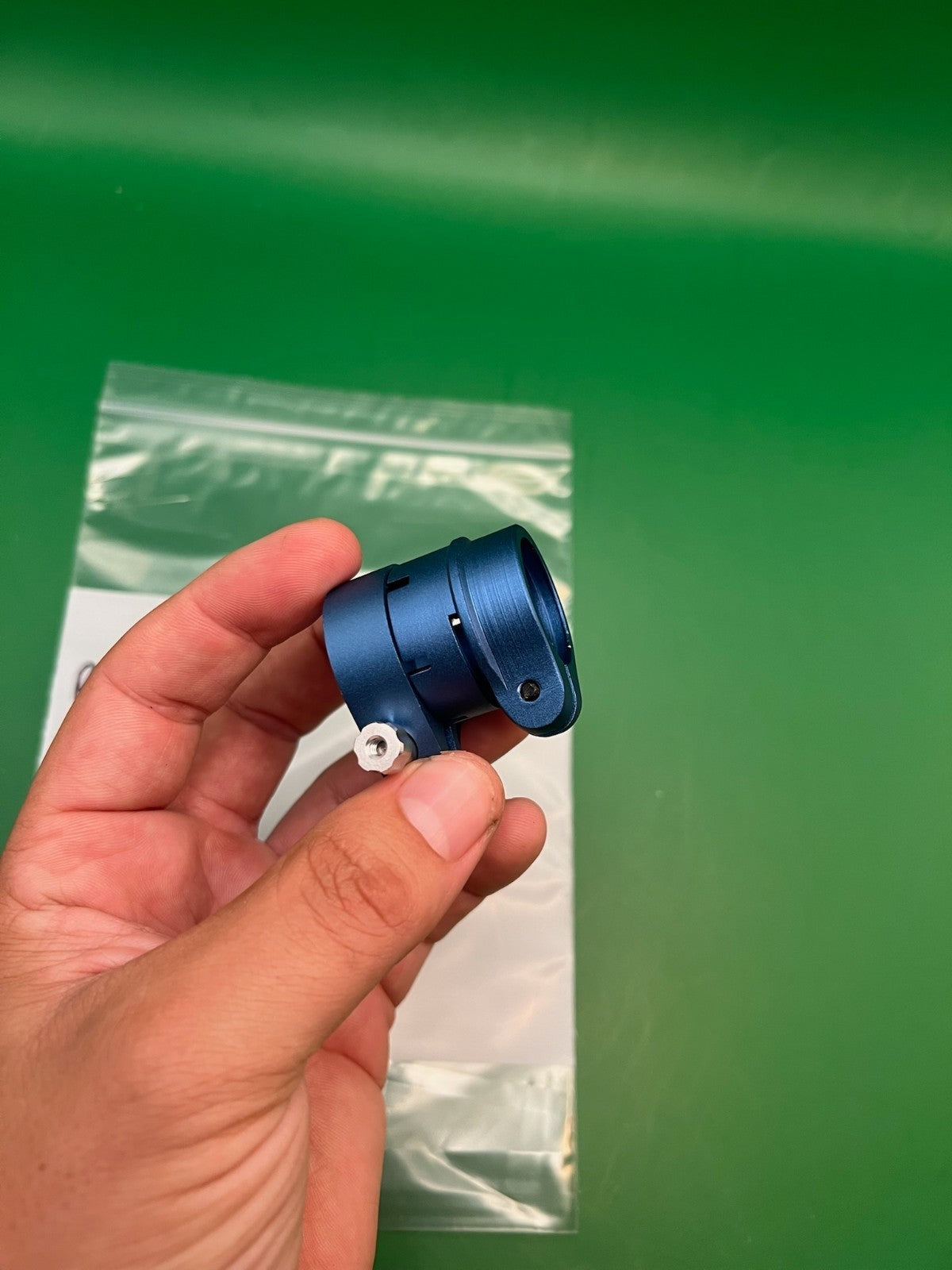 Autococker Clamping Feedneck Blue