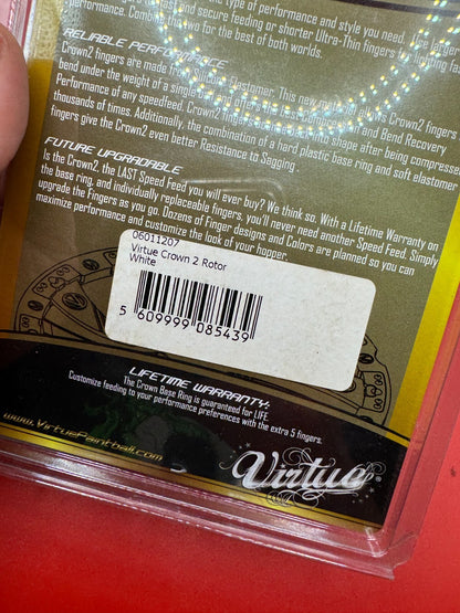 Virtue Crown Speed Feed Rotor  NOS-White