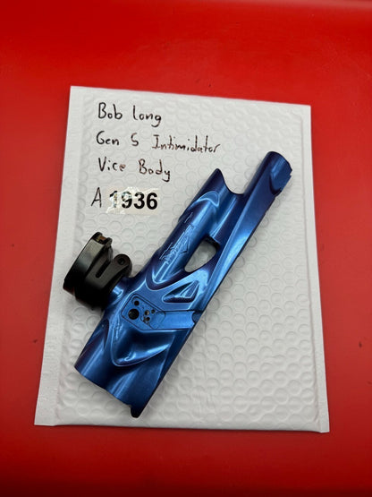 Bob Long Gen 5 Intimidator Vice Body - used paintball body - blue anno