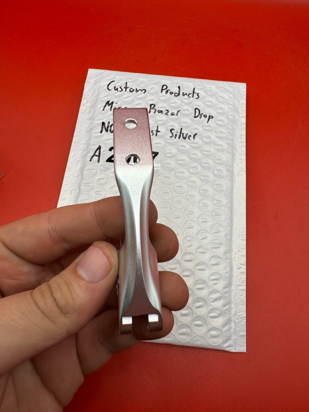 Custom Products Micro Razor Drop NOS-Dust Silver