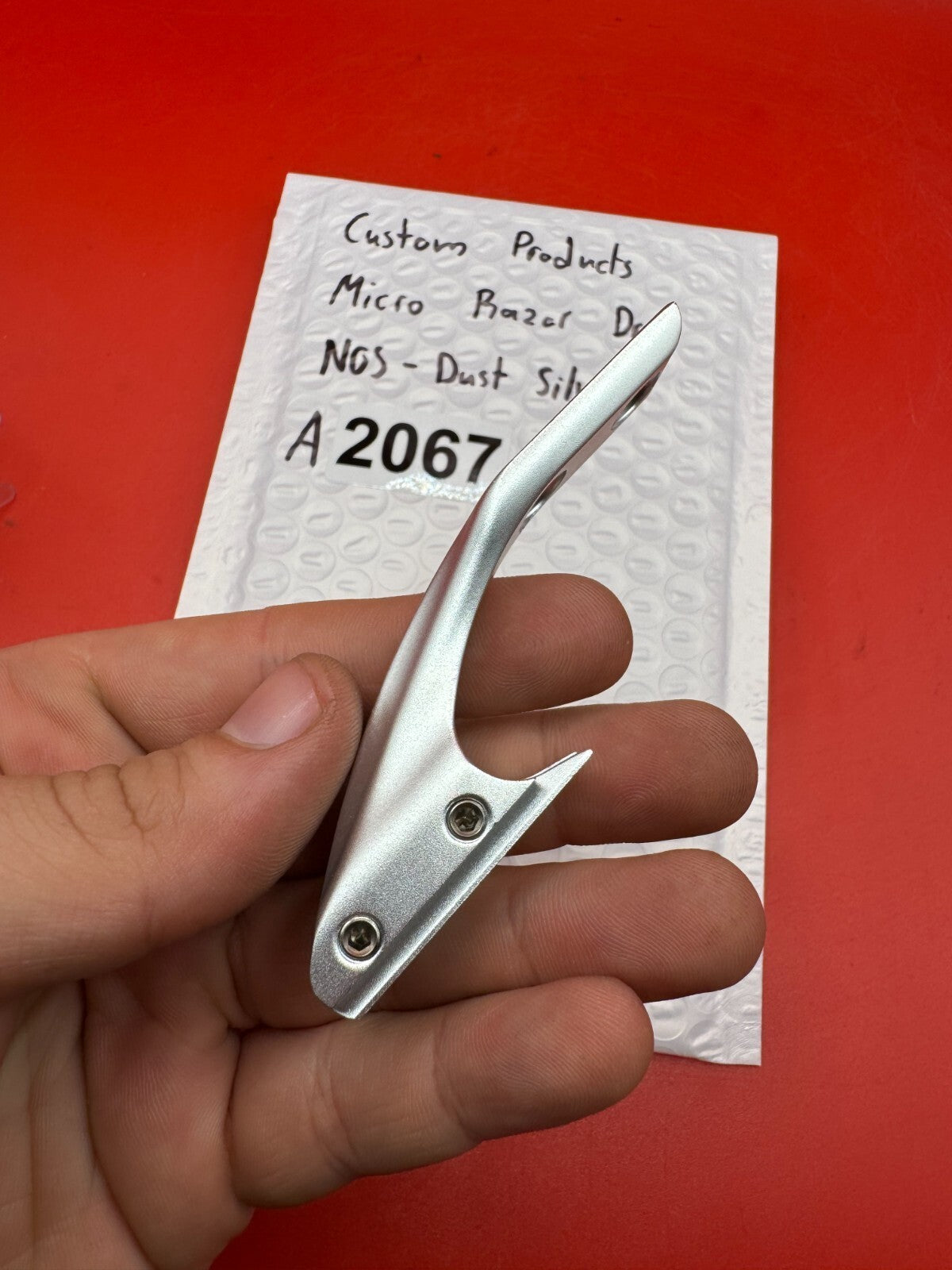 Custom Products Micro Razor Drop NOS-Dust Silver