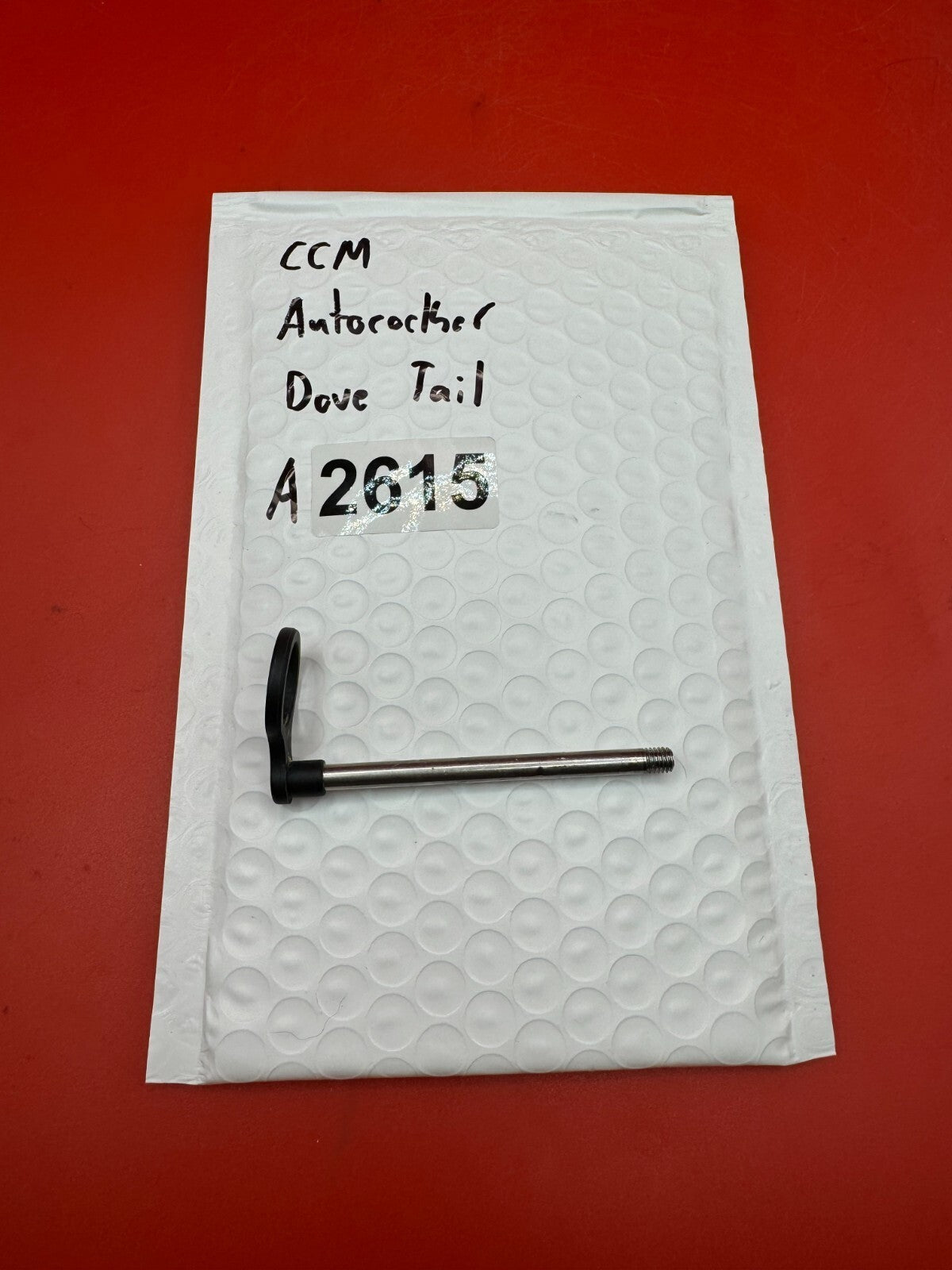 CCM Autococker Dove Tail - used paintball pump handle / dovetail cocking rod - black/silver