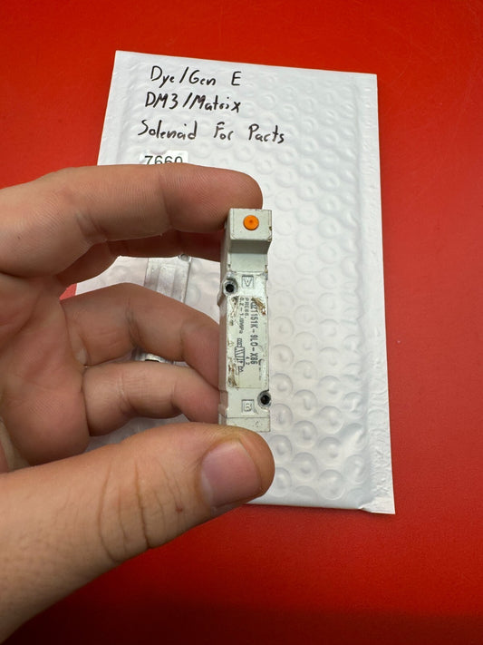 Dye/Gen E DM3/Matrix Solenoid For Parts