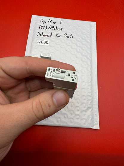 Dye/Gen E DM3/Matrix Solenoid For Parts