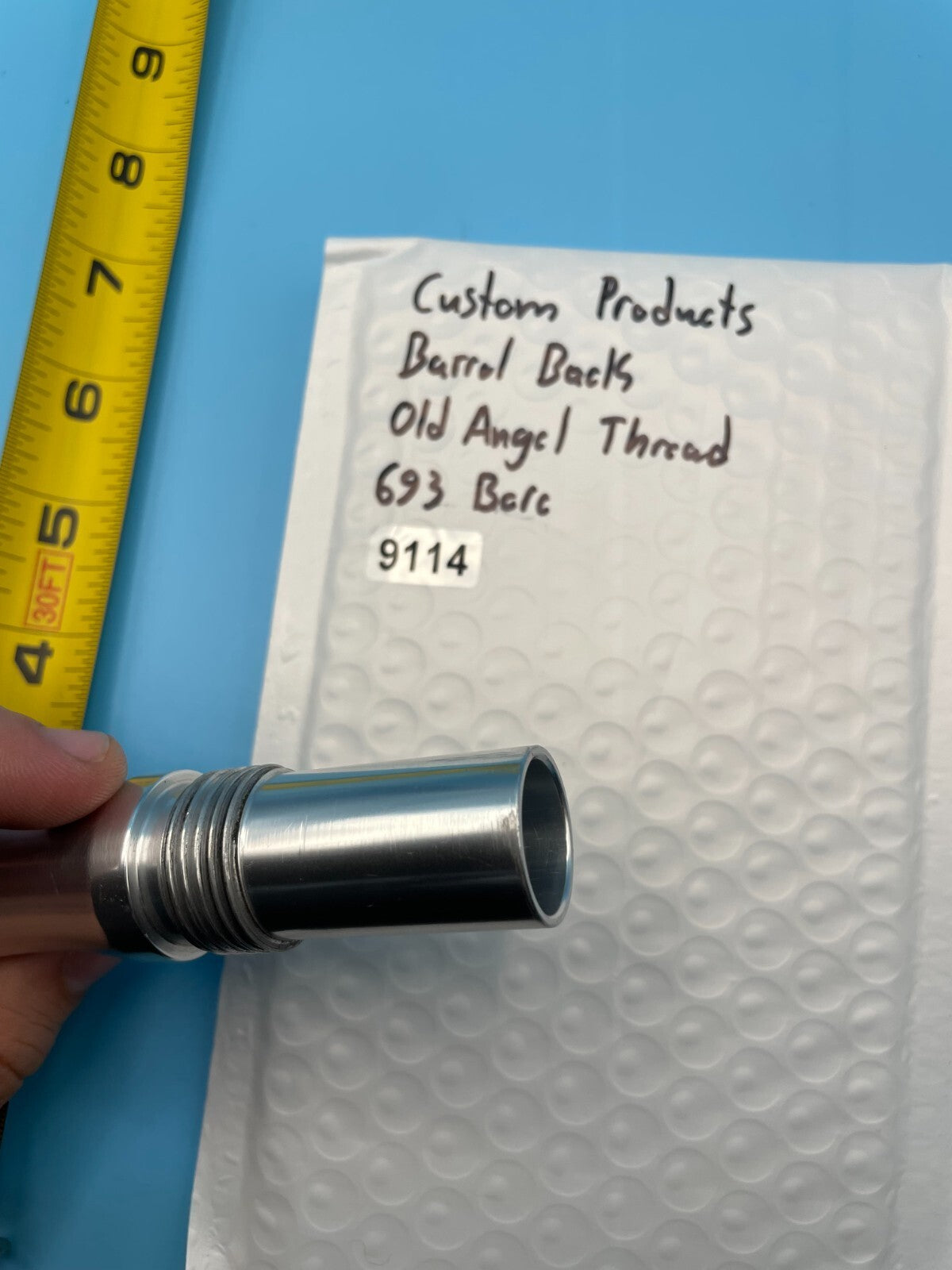 Custom Products Barrel Back Old Angel Thread 693 Bore