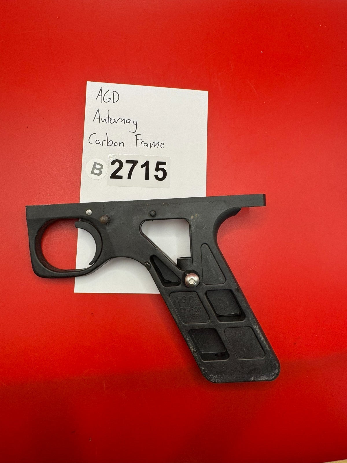AGD Automag Carbon Paintball Marker Frame Black