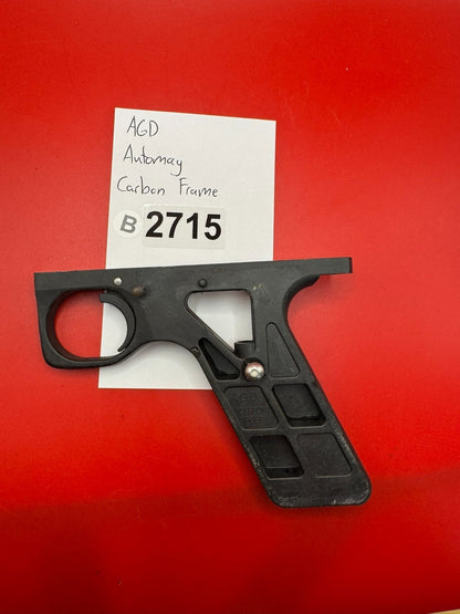 AGD Automag Carbon Paintball Marker Frame Black