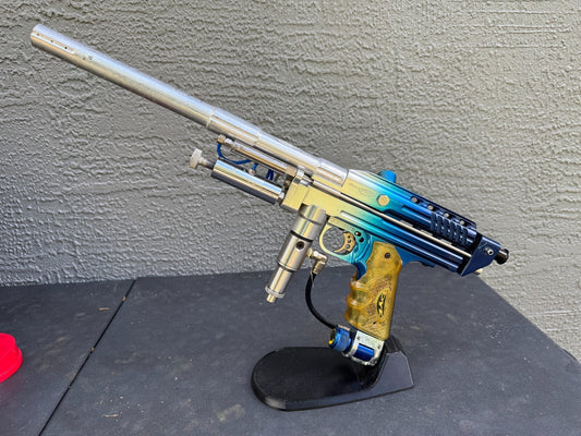 Shock Tech Vortex Autococker - Black/Silver Fade - Not Working