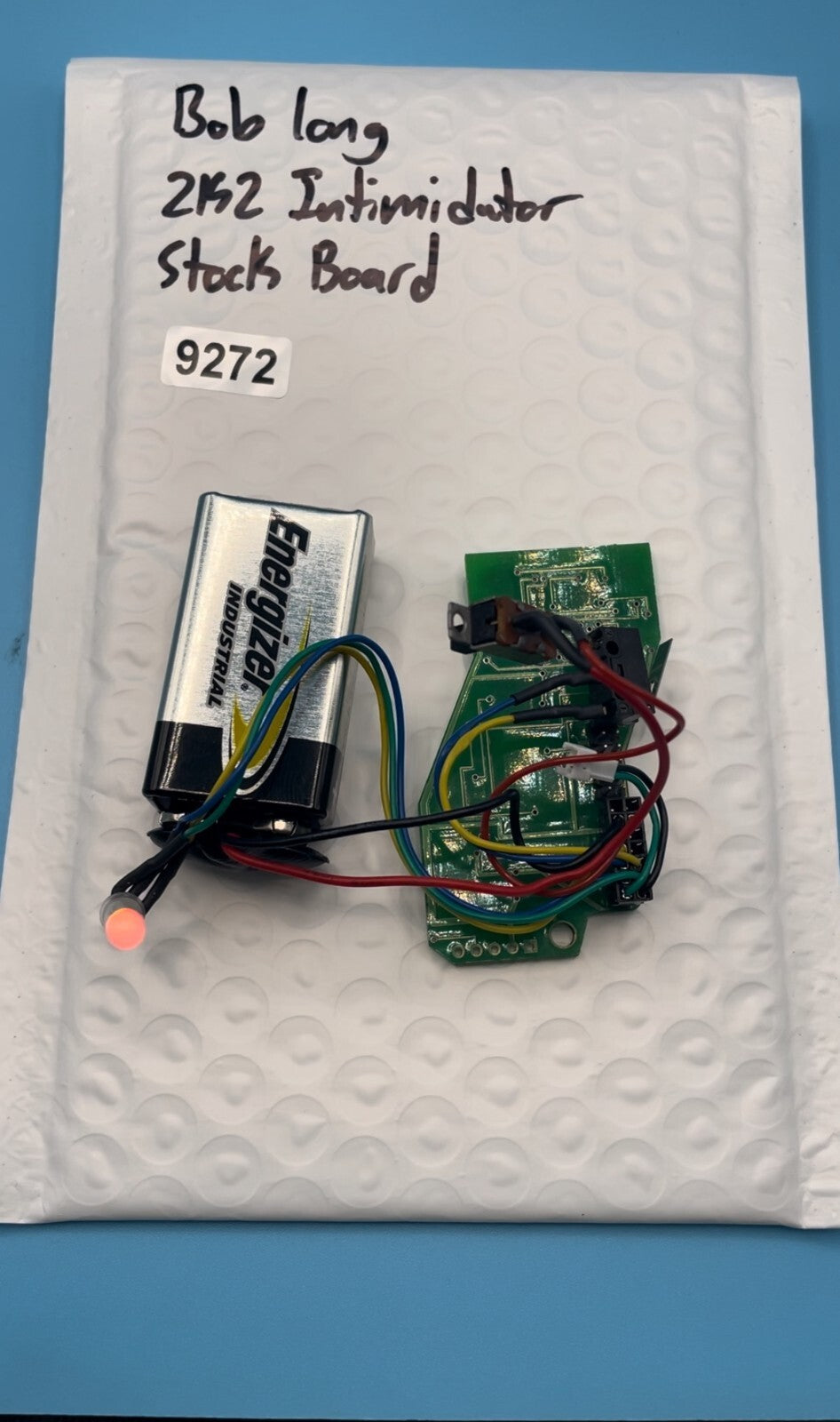 Bob Long 2K2 Intimidator Stock Board