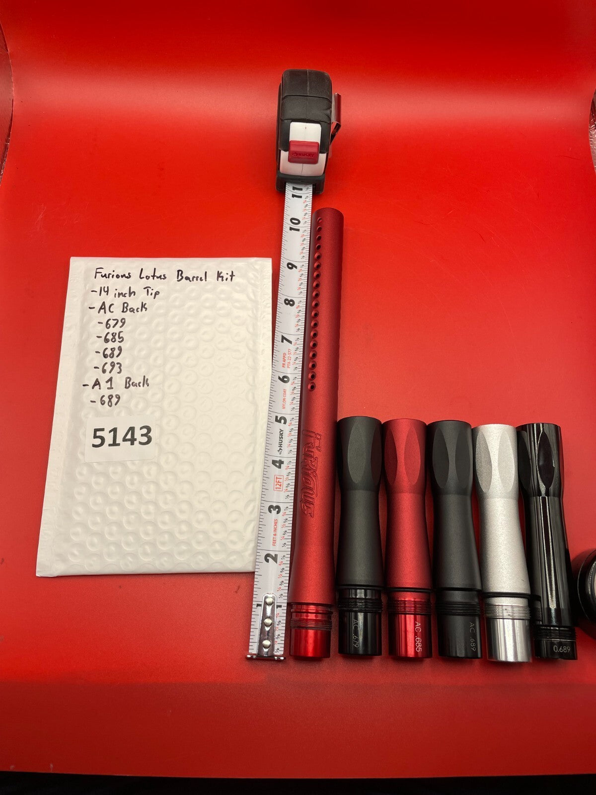 Furius Lotus Barrel Kit -14 inch Tip -AC Back -679 -685 -689 -693 -A1 Back -689