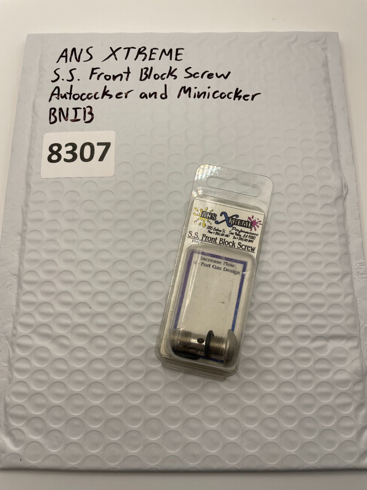 ANS XTREME S.S Front Block Screw Autococker and Minicocker BNIB