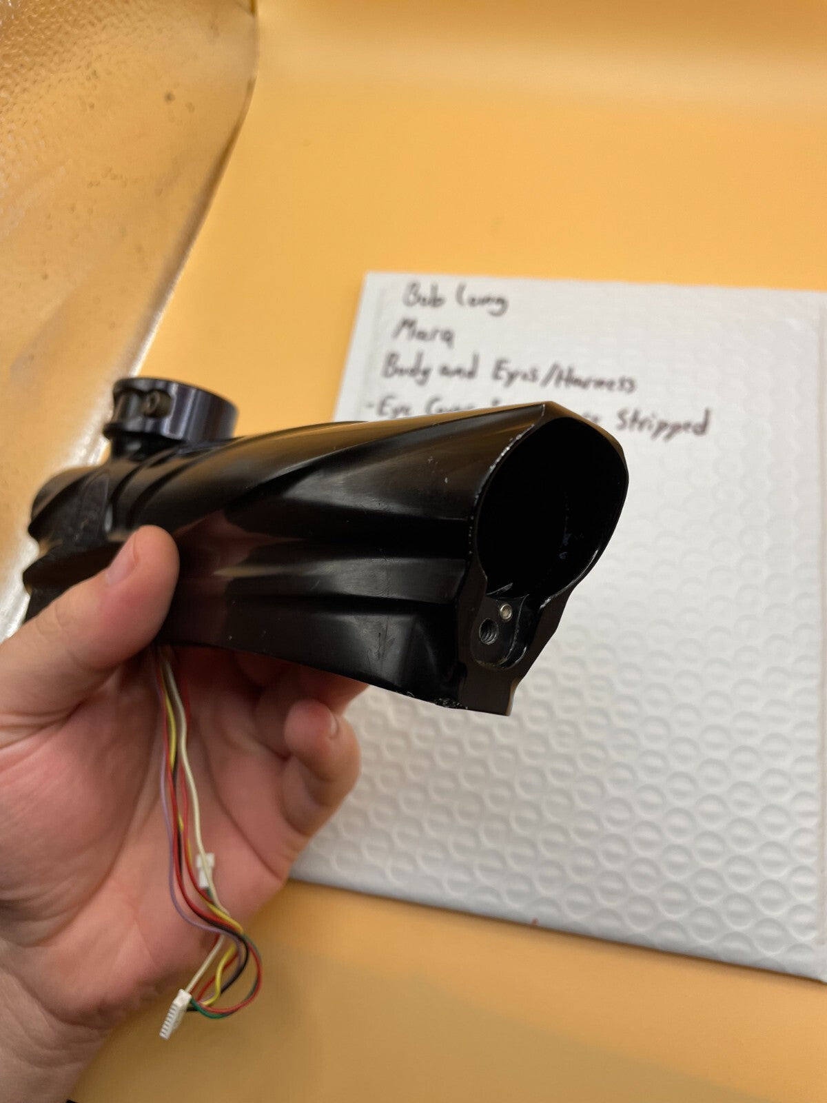 Bob long Marq Body and Eyes/Harness - Eye Cover Screws are Stripped