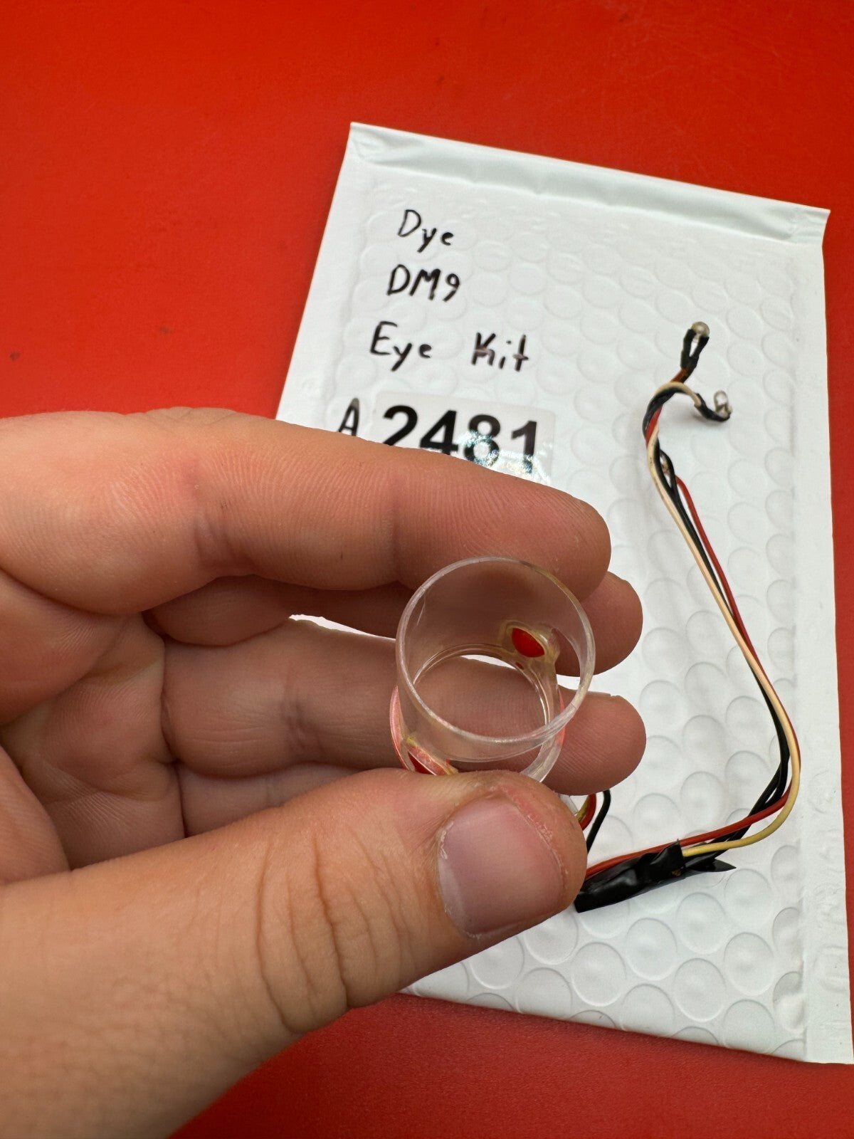 Dye DM9 Eye Kit - used paintball eye kit - black