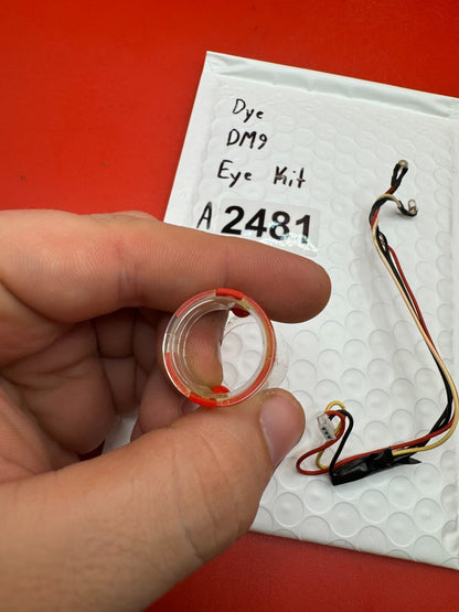 Dye DM9 Eye Kit - used paintball eye kit - black
