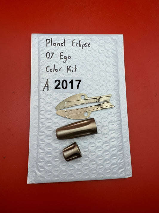 Planet Eclipse 07 Ego Color Kit - used paintball color kit - champagne / bronze anno