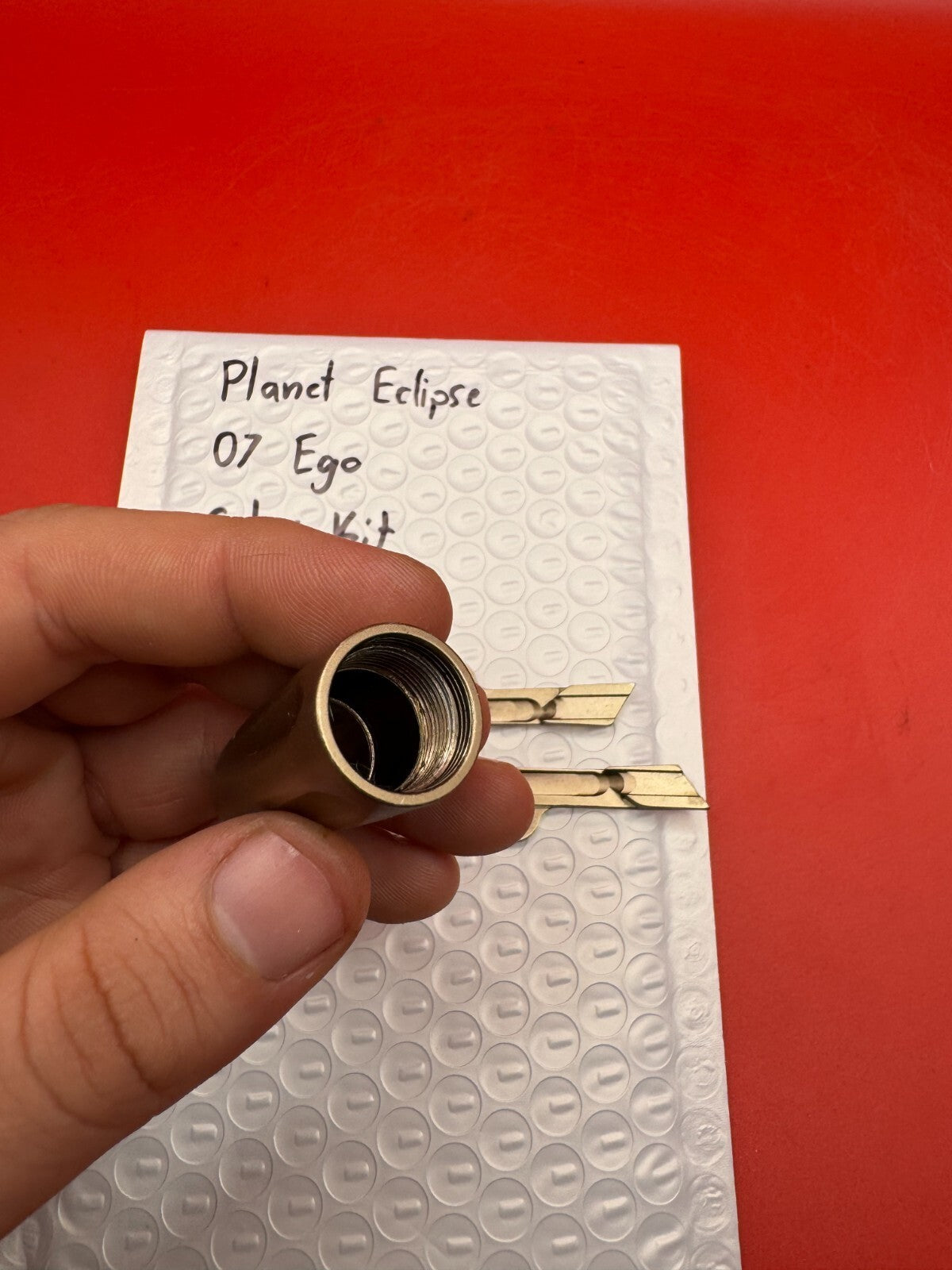 Planet Eclipse 07 Ego Color Kit - used paintball color kit - champagne / bronze anno