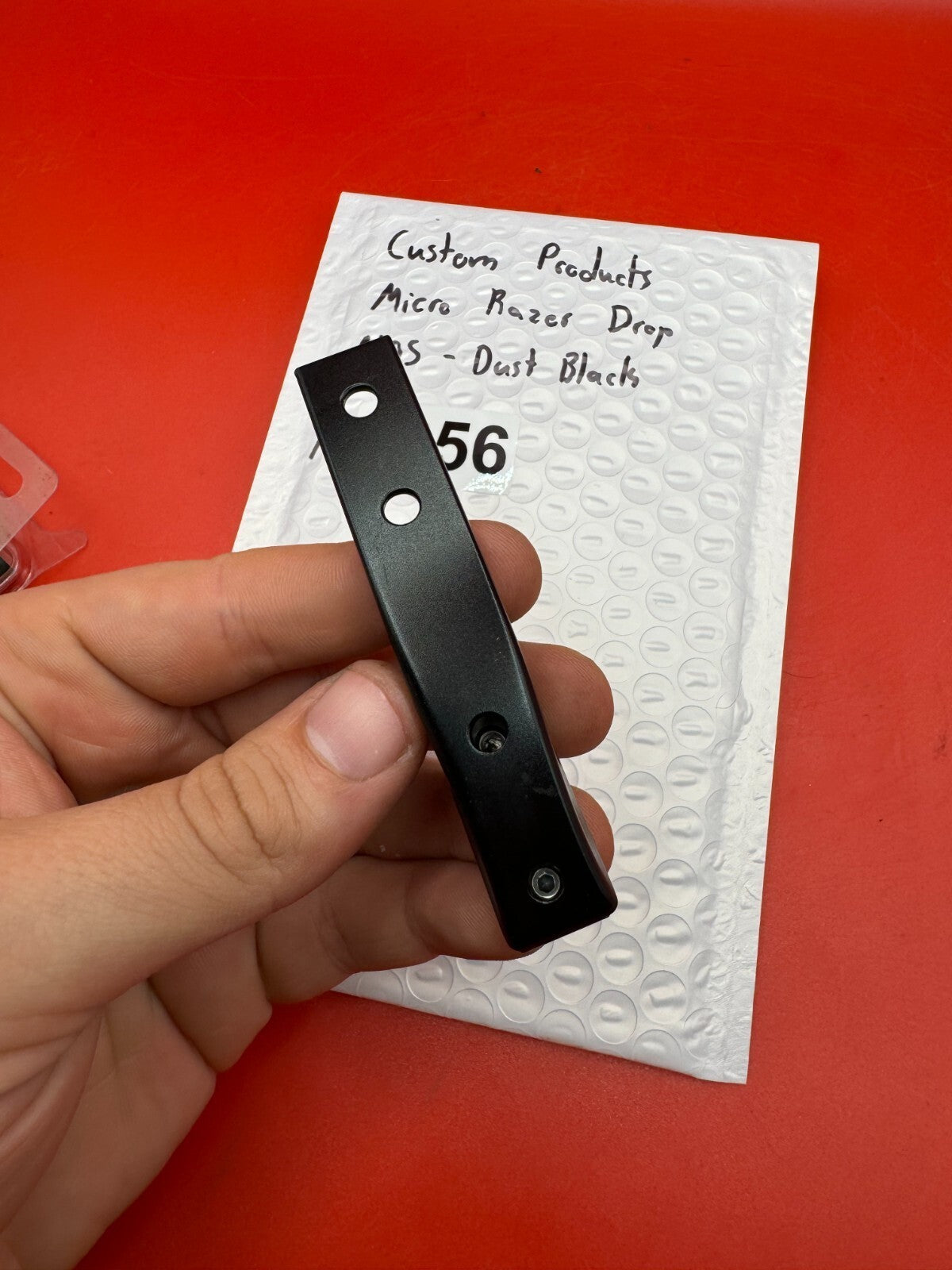 Custom Products Micro Razor Drop NOS-Dust Black - used paintball drop forward - dust black