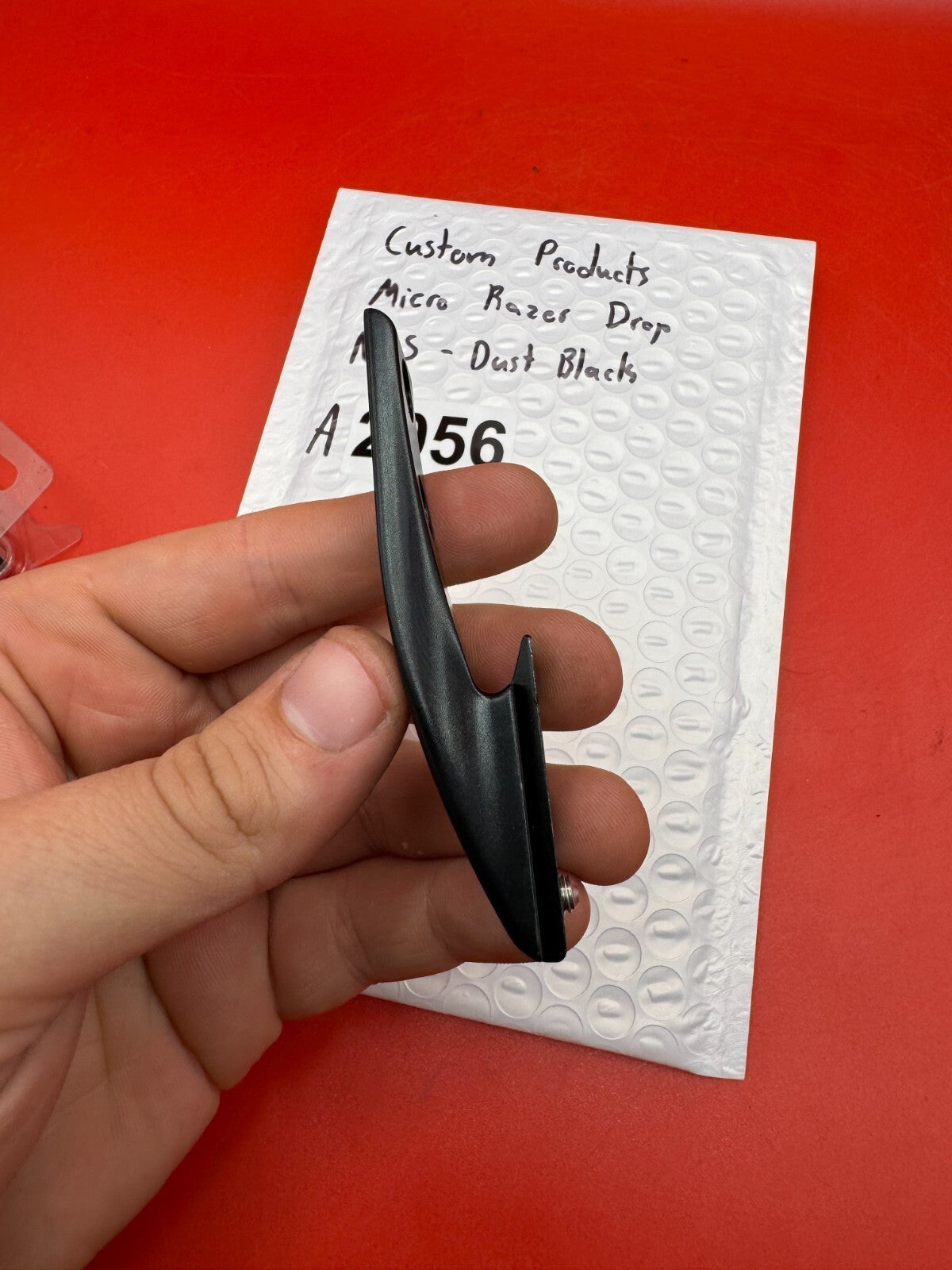 Custom Products Micro Razor Drop NOS-Dust Black - used paintball drop forward - dust black