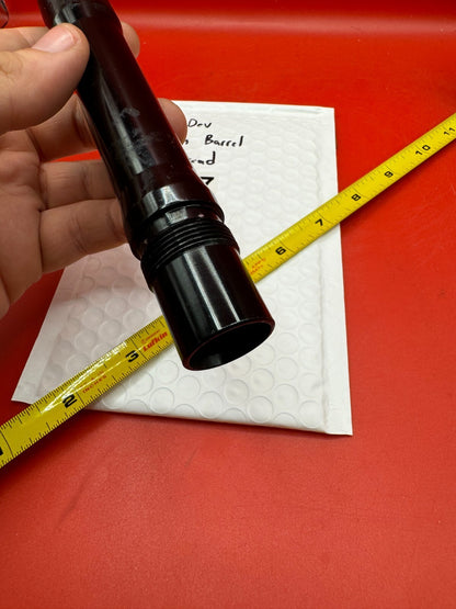 Mac Dev 10 inch Barrel AC Thread - used paintball barrel - black