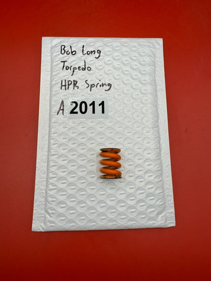 Bob Long Torpedo HPR Spring - used paintball hpr spring - orange