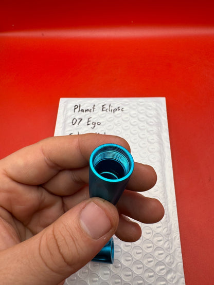 Planet Eclipse 07 Ego Color Kit - used paintball color kit (trigger, lpr cap, asa thumb screw) - teal anno