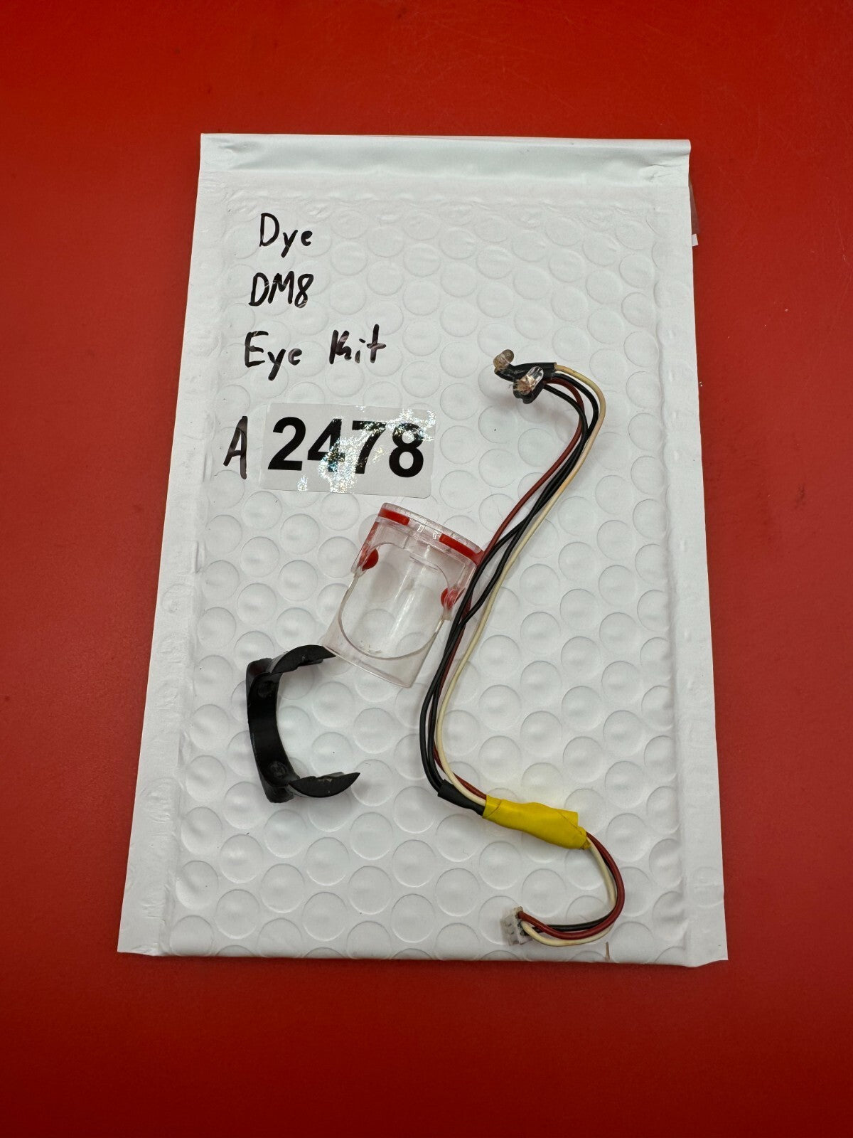 Dye DM8 Eye Kit - used paintball eye kit - black/clear