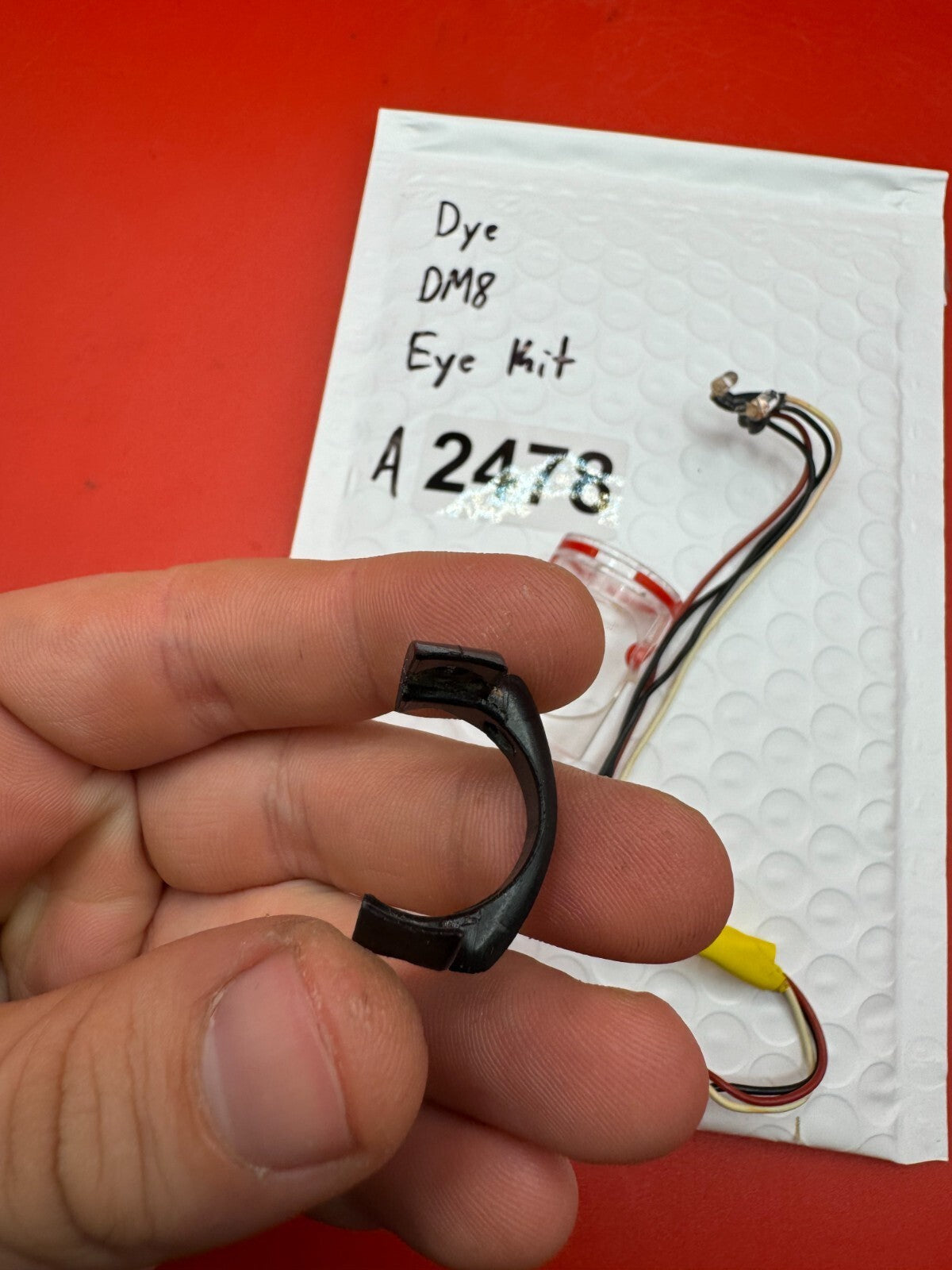Dye DM8 Eye Kit - used paintball eye kit - black/clear