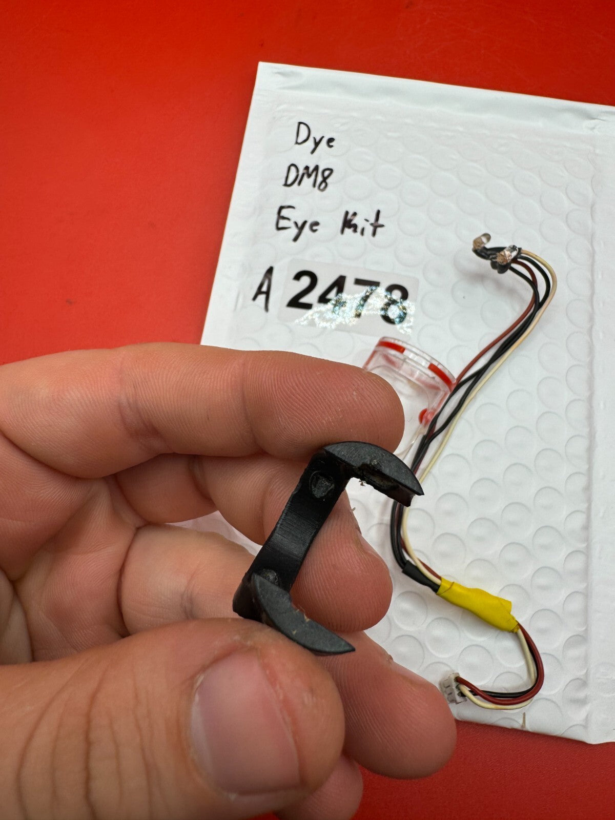 Dye DM8 Eye Kit - used paintball eye kit - black/clear