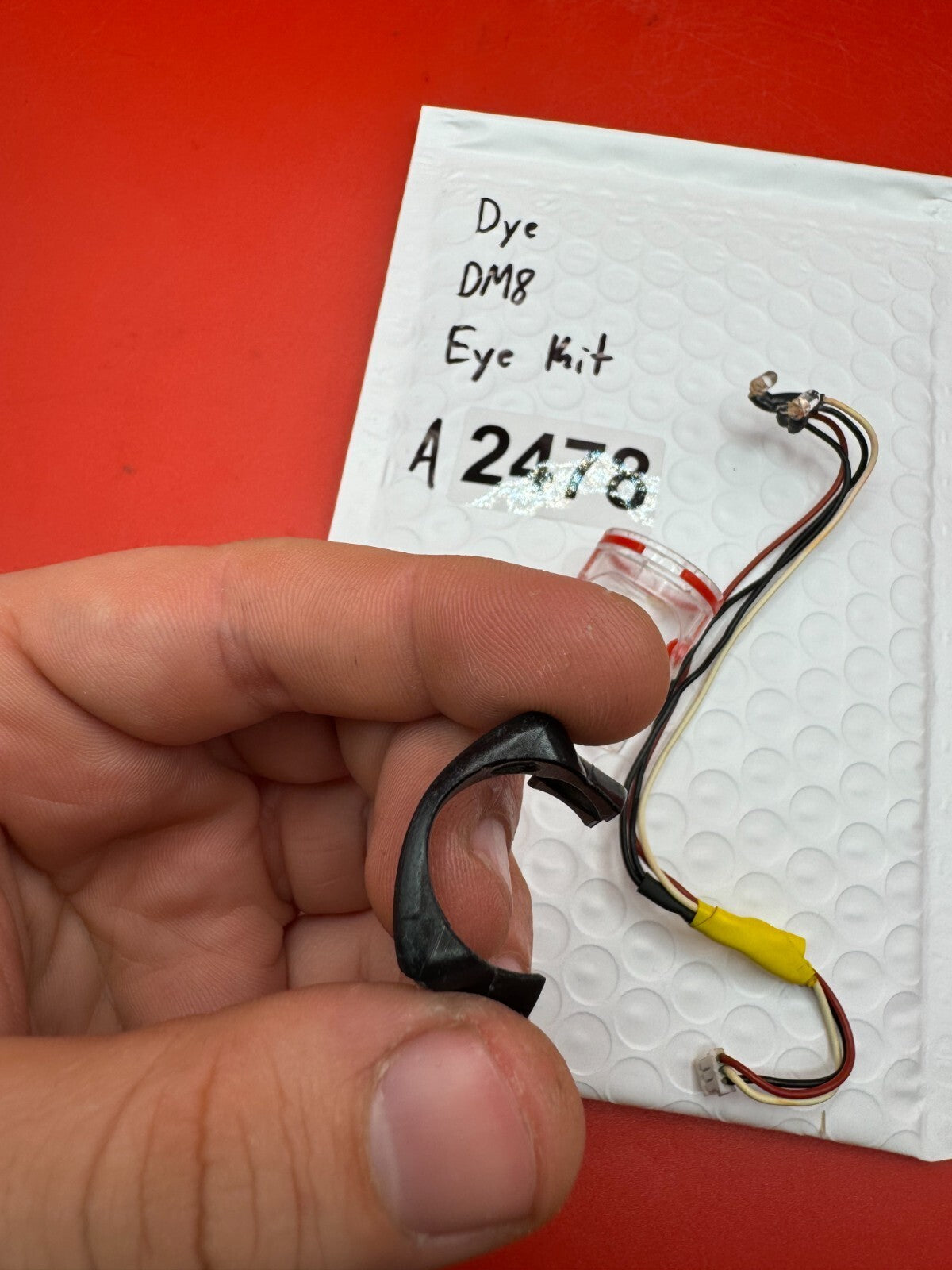 Dye DM8 Eye Kit - used paintball eye kit - black/clear