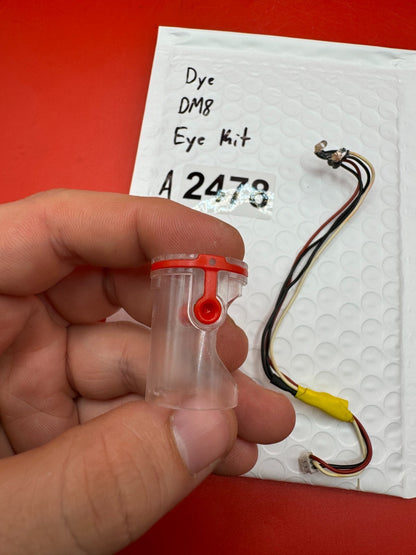 Dye DM8 Eye Kit - used paintball eye kit - black/clear