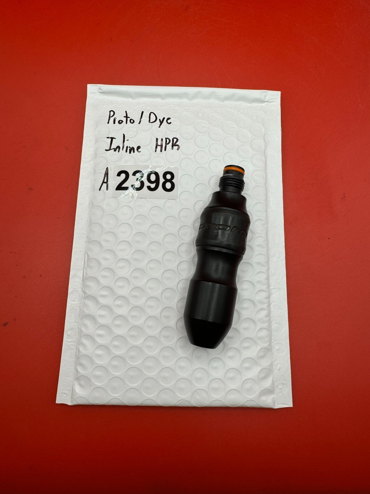 Proto/Dye Inline HPR - used paintball hpr (high pressure regulator) - black