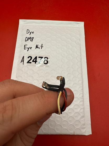 Dye DM8 Eye Kit - used paintball eye kit - black/clear