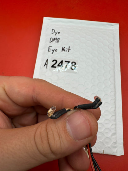 Dye DM8 Eye Kit - used paintball eye kit - black/clear