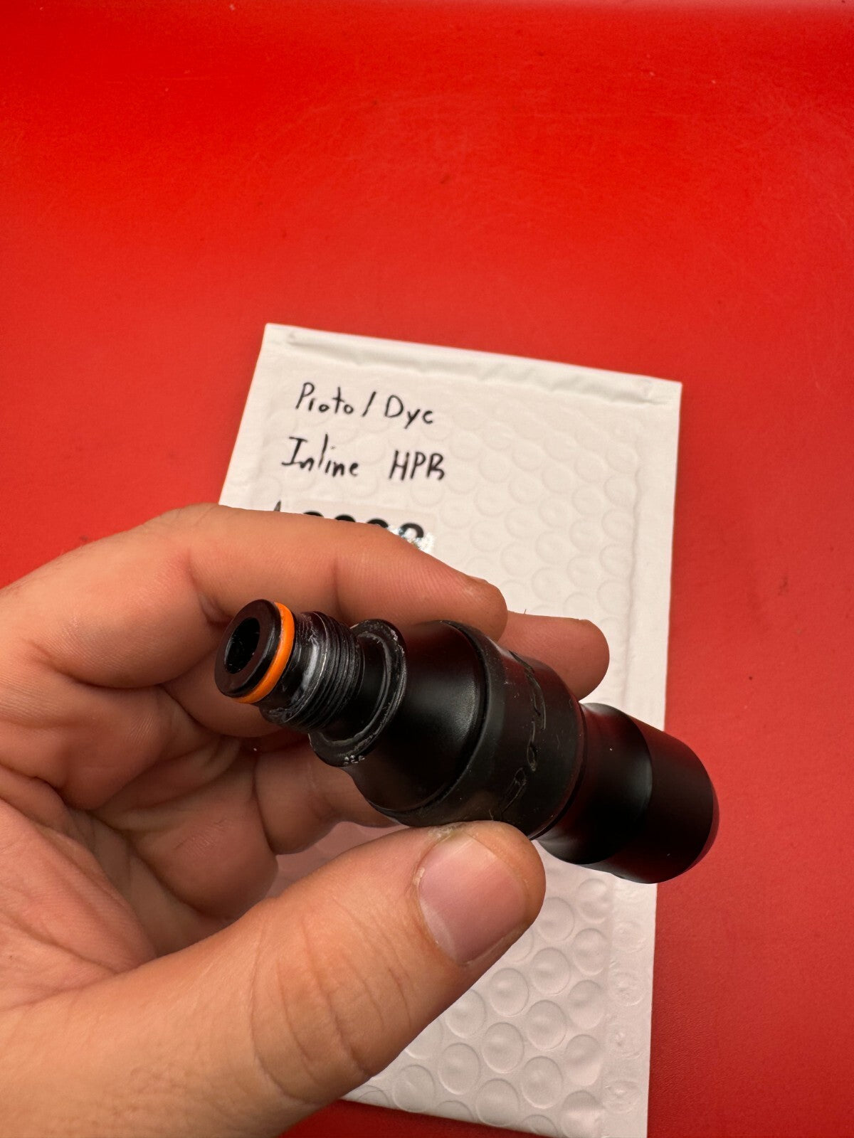 Proto/Dye Inline HPR - used paintball hpr (high pressure regulator) - black