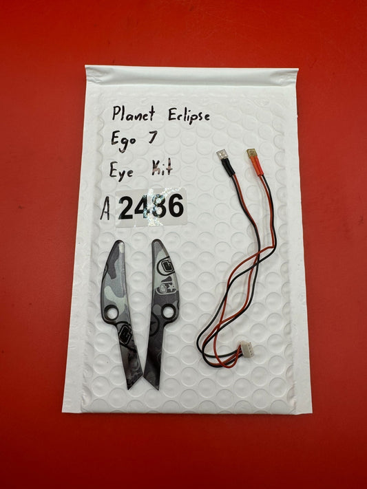 Planet Eclipse Ego 7 Eye Kit - used paintball eye kit - black/gray camo
