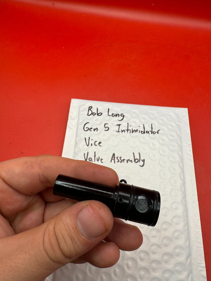 Bob Long Gen 5 Intimidator Vice Valve Assembly - used paintball valve assembly - black/white